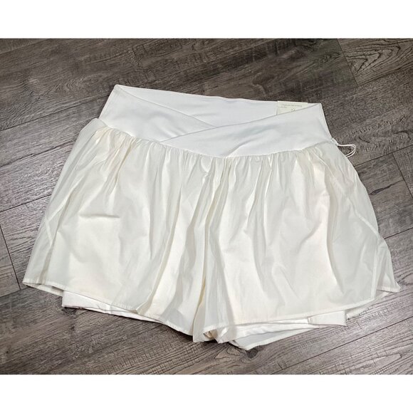 Blogilates Womens Crisscross  Run Shorts Sugar Swizzle 3X pockets Stretch NWT - Picture 1 of 8